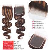 Honey Blonde Highlight Bundles With Closure Body Wave | SULMY.